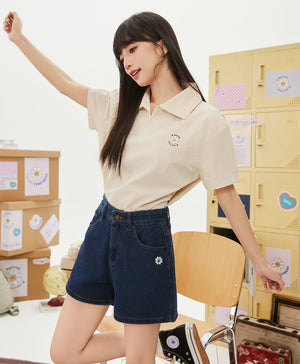 Smiling Every.wear Denim Shorts