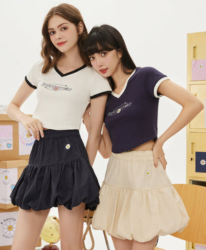 Smiling Every.wear Pumpkin Skirt