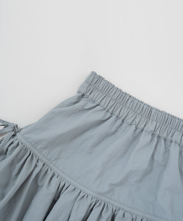 Peekaboo Bubble Maxi Skirt