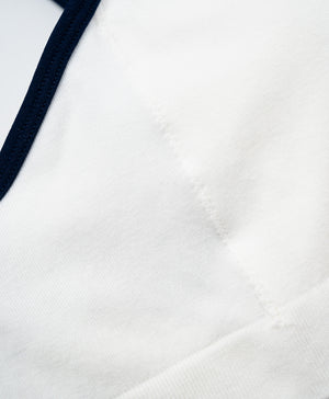 I am Padded! Contrast Trim Ribbed Padded Vest