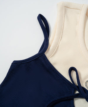 Dream Squad Fake 2-piece Sleeveless Top