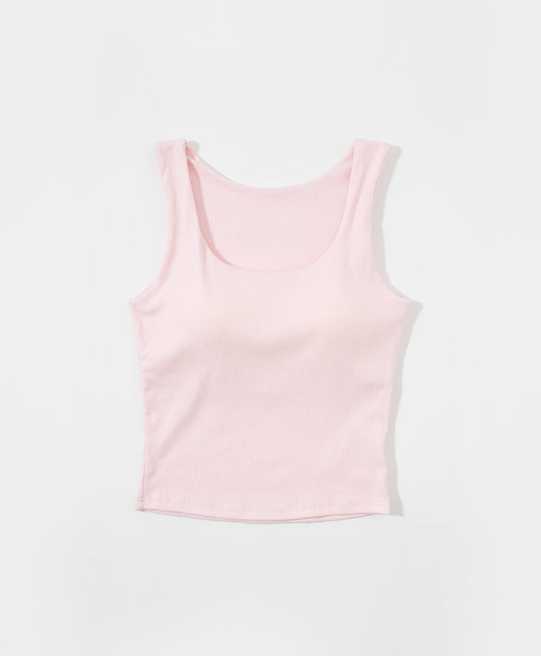 I am Padded! Square Neck Padded Tank Top