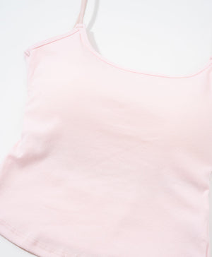 I am Padded! Hollow Back Cami Padded Top