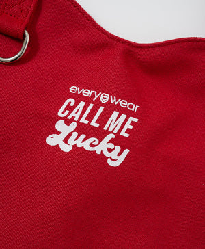 Call Me Lucky Heart Tote