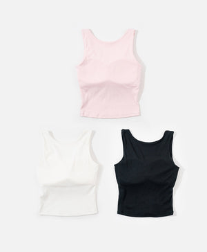 I am Padded! Square Neck Padded Tank Top