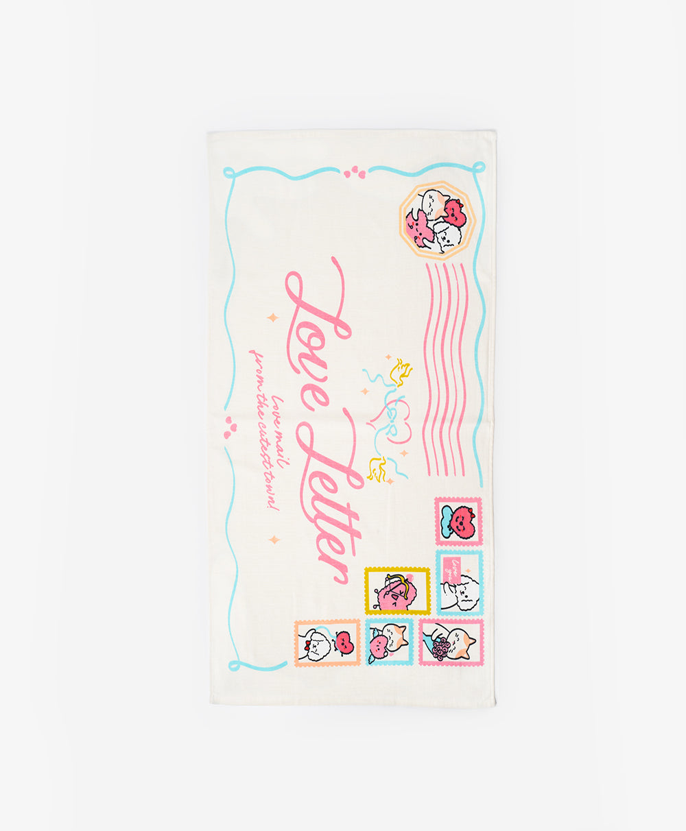 Love Letter From The Cutest Town Cotton Muslin Bath Towel (1pc)