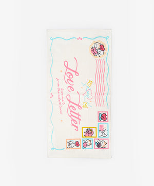 Love Letter From The Cutest Town Cotton Muslin Bath Towel (1pc)