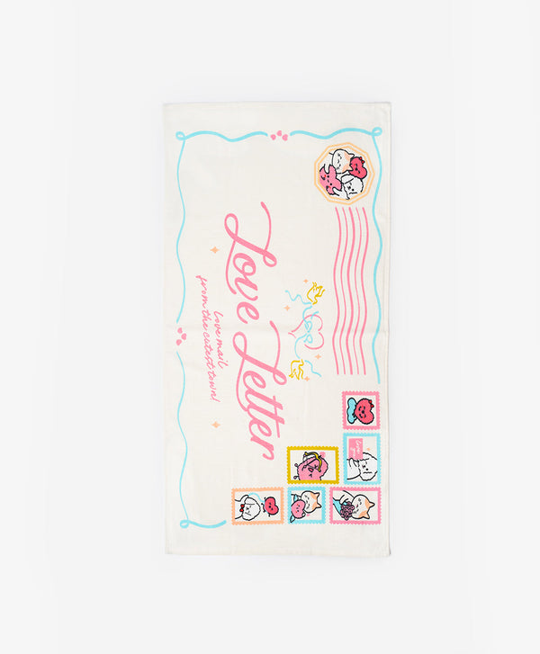 Love Letter From The Cutest Town Cotton Muslin Bath Towel (1pc)