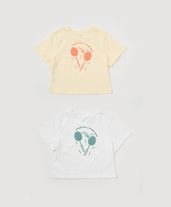 Go For It! Relaxed Fit Crop Tee