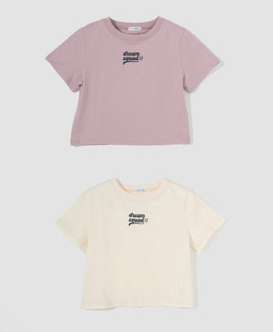 Dream Squad Relaxed Fit Crop Tee