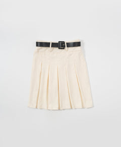 Call Me Lucky Pleated Midi Skirt