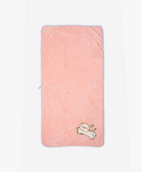 Meowndering Cookies Polyester Bath Towel (1pc)