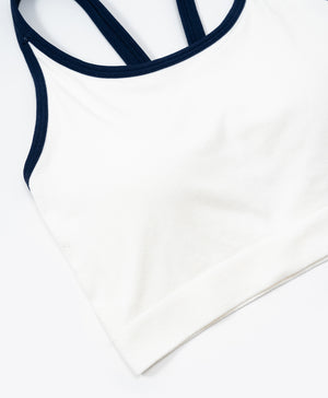 I am Padded! Contrast Trim Ribbed Padded Vest