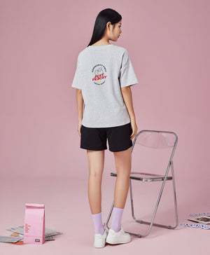 Peachy Social Sweatshorts