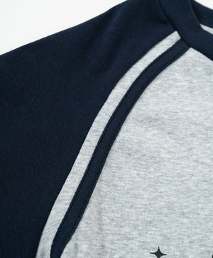 The Playmakers Crop Raglan Baby Tee