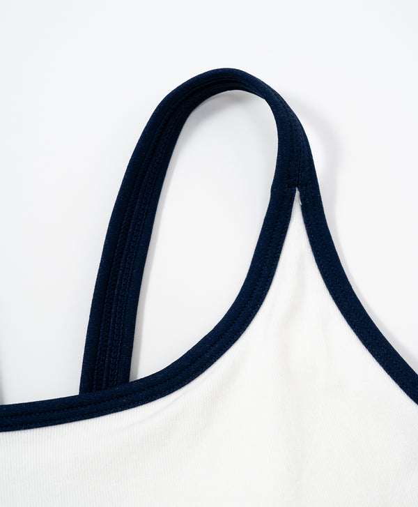 I am Padded! Contrast Trim Ribbed Padded Vest