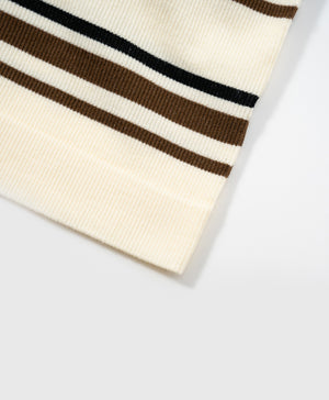 I am Padded! Contrast Stripes Padded Top