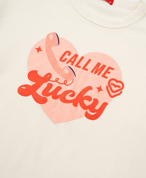 Call Me Lucky Long Sleeves Tee