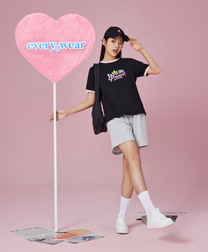 Peachy Social Sweatshorts