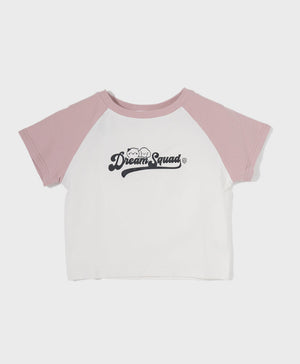 Dream Squad Raglan Tight Fit Crop Tee