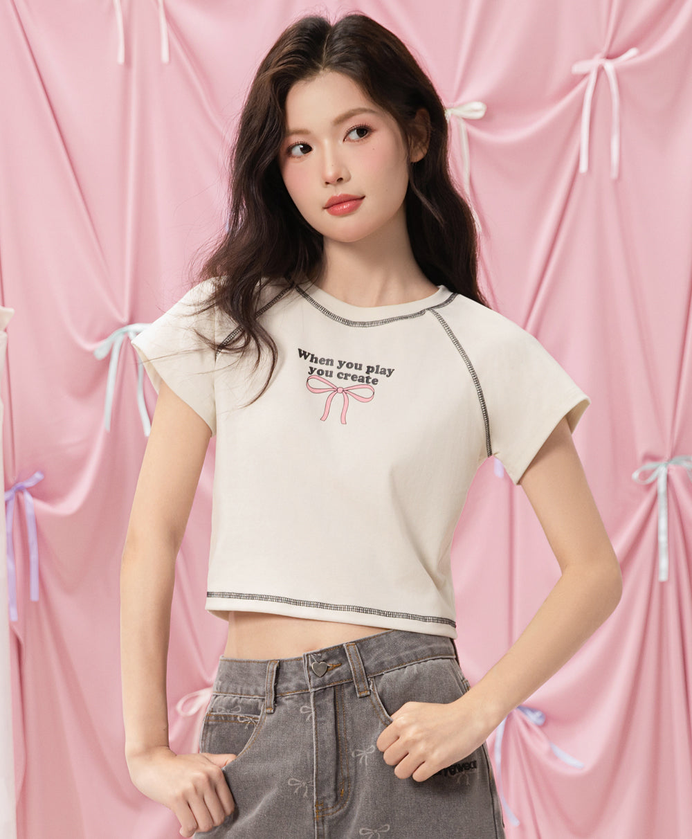 The Playmakers Raglan Baby Tee