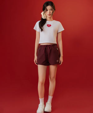 Call Me Lucky Drawstring Shorts