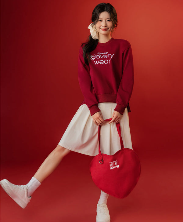 Call Me Lucky Heart Tote