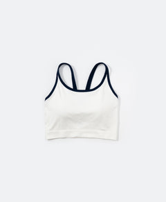I am Padded! Contrast Trim Ribbed Padded Vest