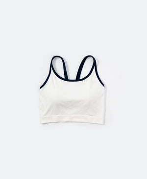 I am Padded! Contrast Trim Ribbed Padded Vest