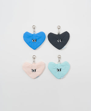 Peekaboo Heart Pouch Bag Charm