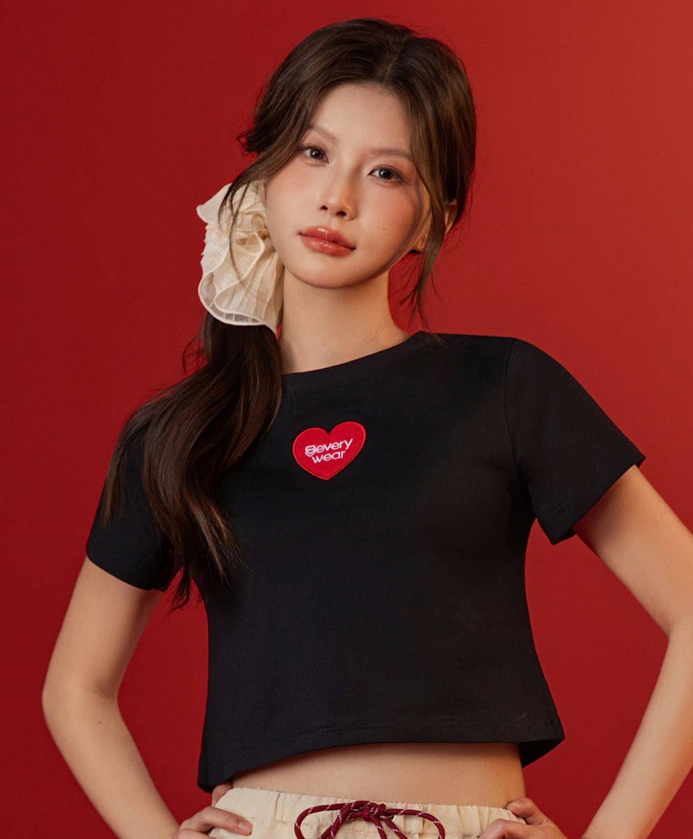 Call Me Lucky Relaxed Fit Crop Tee