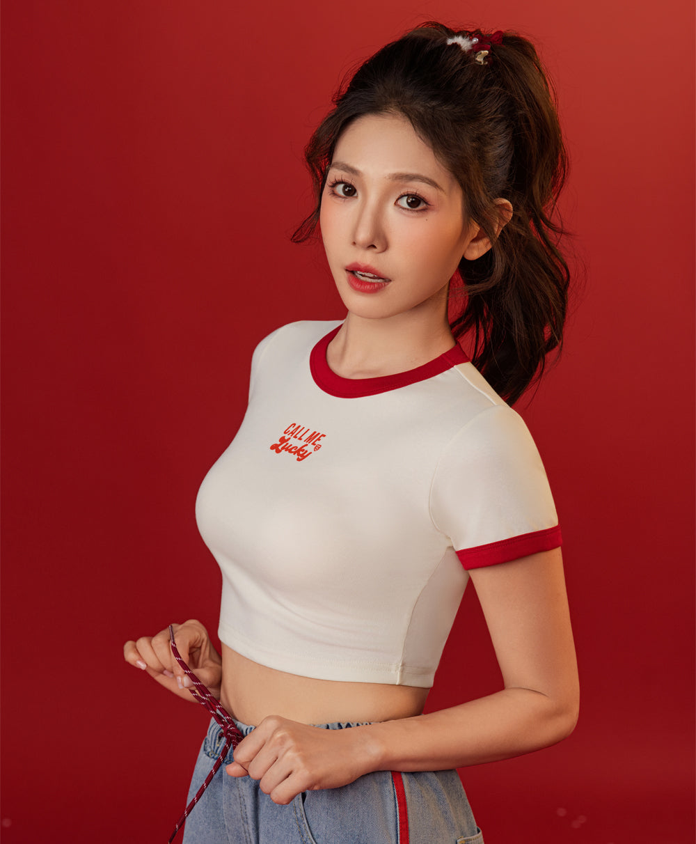 Call Me Lucky Baby Tee