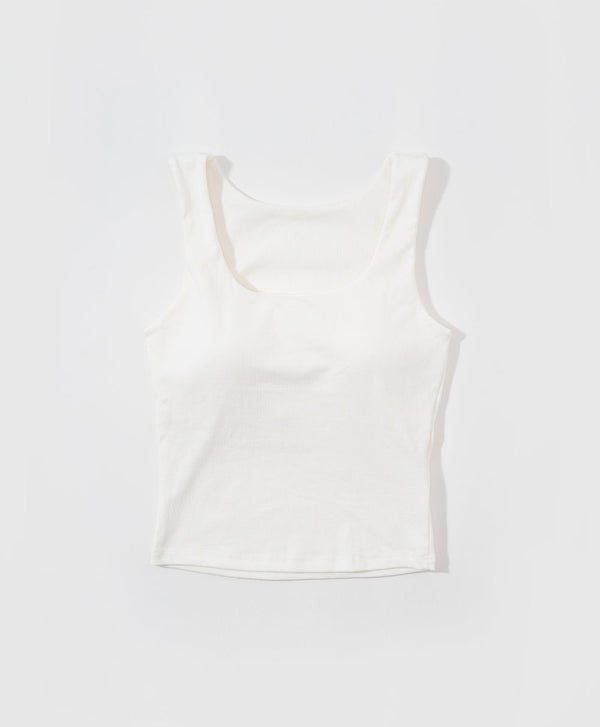 I am Padded! Square Neck Padded Tank Top