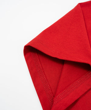 Call Me Lucky Raglan Sleeves Relaxed Fit Tee