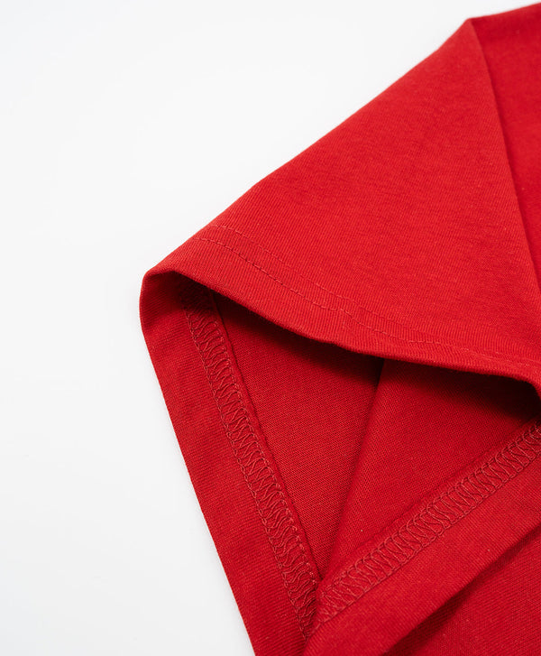 Call Me Lucky Raglan Sleeves Relaxed Fit Tee