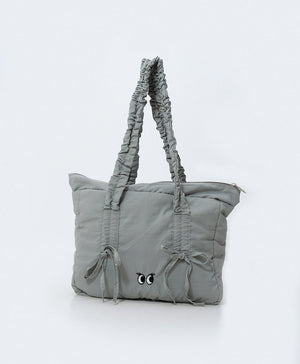 Peekaboo Puffy Bow Tote