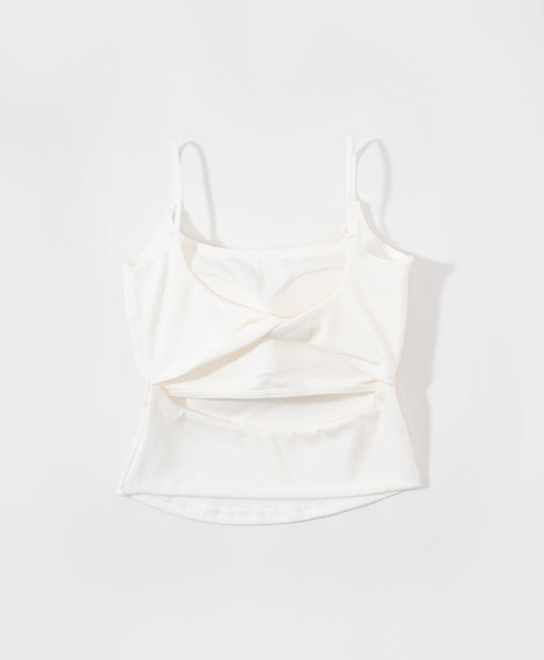 I am Padded! Hollow Back Cami Padded Top