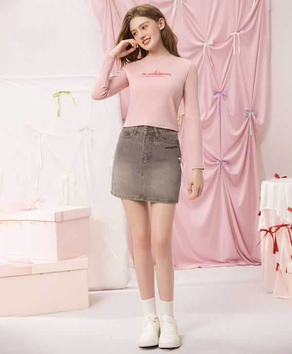 The Playmakers Denim Skirt