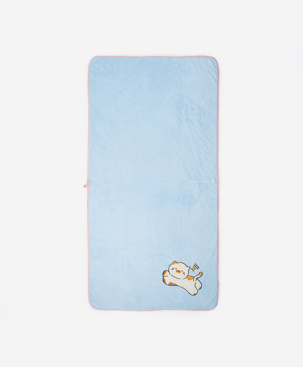 Meowndering Cookies Polyester Bath Towel (1pc)