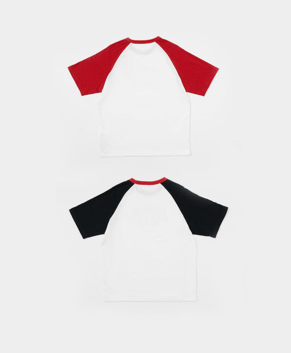Call Me Lucky Raglan Sleeves Relaxed Fit Tee