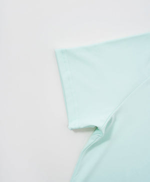 Peekaboo Relaxed Fit Raglan Crop Tee