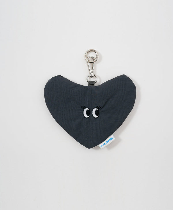 Peekaboo Heart Pouch Bag Charm