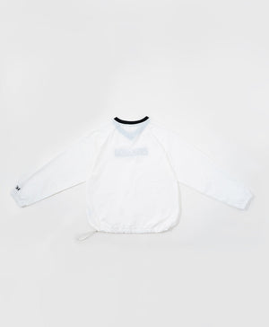 Peekaboo V- neck Oversized Sweatshirt