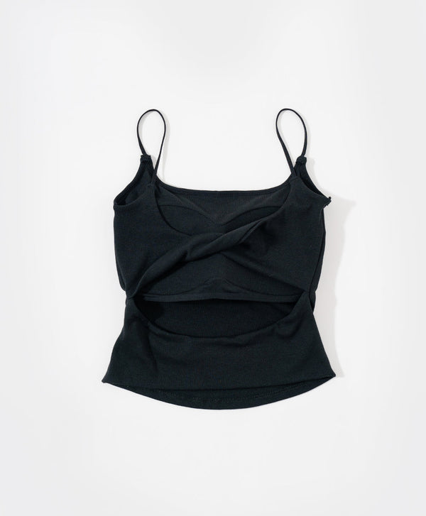 I am Padded! Hollow Back Cami Padded Top