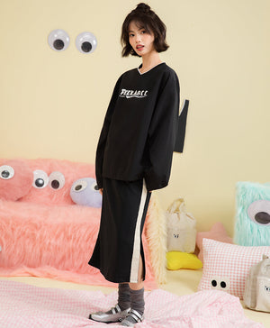 Peekaboo Sporty Long Skirt