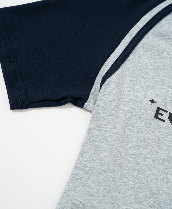 The Playmakers Crop Raglan Baby Tee