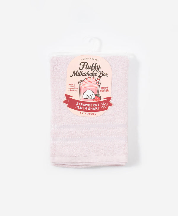 Fluffy Milkshake Bar Basic Cotton Bath Towel (1pc)