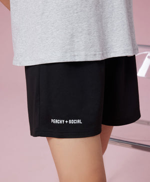 Peachy Social Sweatshorts