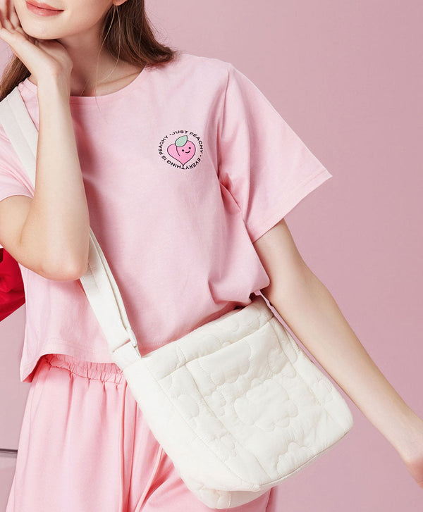 Puffy Cloud Crossbody Tote