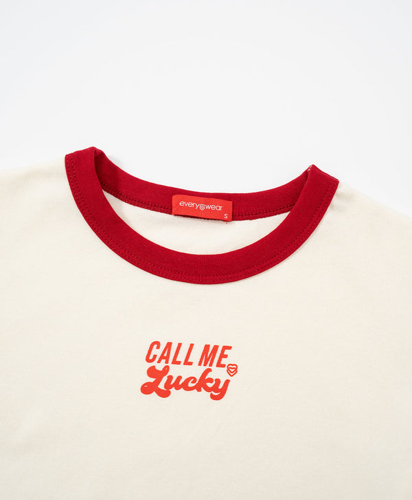 Call Me Lucky Baby Tee